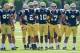 Aug 9, 2013; South Bend, IN, USA; Notre Dame Fighting Irish wide receiver DaVaris Daniels (10) pauses between drills during practice at the LaBar Practice Complex. Mandatory Credit: Matt Cashore-USA TODAY Sports