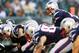 PHILADELPHIA, PA - AUGUST 09: Tom Brady #12 of the New England Patriots calls out the play in the first quarter against the Philadelphia Eagles on August 9, 2013 at Lincoln Financial Field in Philadelphia, Pennslyvania. (Photo by Elsa/Getty Images)