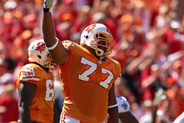 Carl Nicks (Foot) Inactive vs. Patriots Tonight