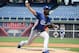 Brian Wilson throws a simulated game Friday in Philadelphia.