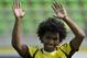 KASPIYSK, RUSSIA - APRIL 07: Willian of FC Anzhi Makhachkala acknowledges fans before the start of the Russian Premier League match between FC Anzhi Makhachkala and FC Alania Vladikavkaz at the Anzhi Arena Stadium on April 07, 2013 in Kaspiysk, Russia. (Photo by Sergey Rasulov Jr/Epsilon/Getty Images)