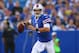 ORCHARD PARK, NY - AUGUST 16: Kevin Kolb #4 of the Buffalo Bills rolls out against the Minnesota Vikings at Ralph Wilson Stadium on August 16, 2013 in Orchard Park, New York.Buffalo won 20-16. (Photo by Rick Stewart/Getty Images)