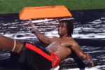 Watch: OSU Players Enjoy Slip-and-Slides at Practice