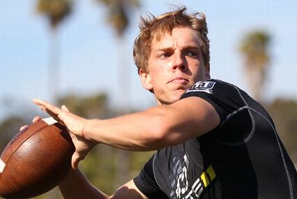 Alabama Freshman Walk-on Luke Del Rio Making a Move at Quarterback