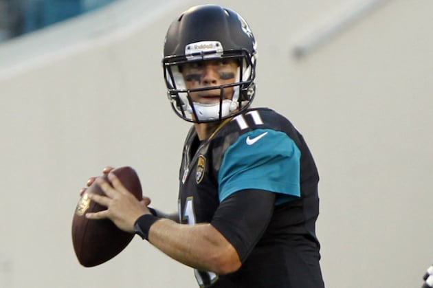 Blaine Gabbert Suffers Sprained Right Thumb vs. Jets