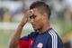 Jun 26, 2013; Boyds, MD, USA; New England Revolution forward Juan Agudelo (10) before the game against the D.C. United at the Maryland Soccerplex Stadium. Mandatory Credit: Paul Frederiksen-USA TODAY Sports
