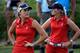 Lexi Thompson and Paula Creamer seemed somewhat less than pleased.