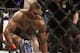 Aug 17, 2013; Boston, MA, USA; Travis Browne (rear) celebrates his win over Alistair Overeem during a UFC heavyweight match at the TD Garden. Brown won by knockout in one round. Mandatory Credit: Winslow Townson-USA TODAY Sports