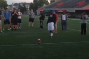 Video: Northern Illinois Players Go Crazy After Field Goal Challenge