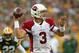 GREEN BAY, WI - AUGUST 09: Carson Palmer #3 of the Arizona Cardinals throws a pass against the Green Bay Packers at Lambeau Field on August 9, 2013 in Green Bay, Wisconsin. (Photo by Jonathan Daniel/Getty Images)