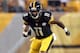 Aug 10, 2013; Pittsburgh, PA, USA; Pittsburgh Steelers wide receiver Markus Wheaton (11) runs a play against the New York Giants during the first half at Heinz Field. Mandatory Credit: Jason Bridge-USA TODAY Sports