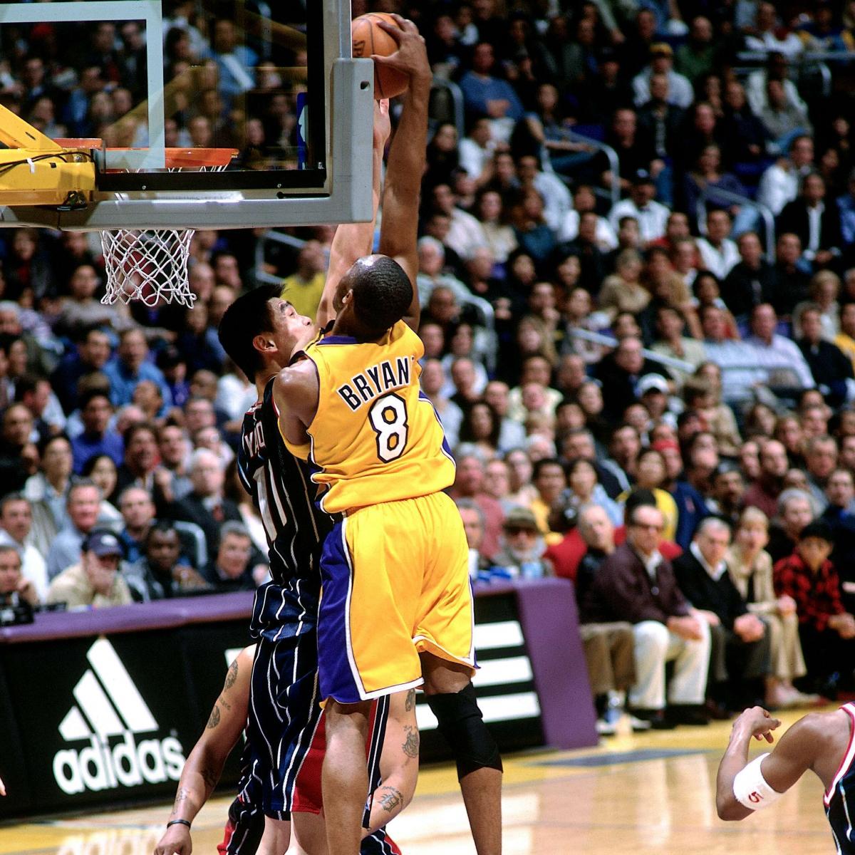 We Remember Kobe Bryant's Dunk on Yao Ming in 2003 ...