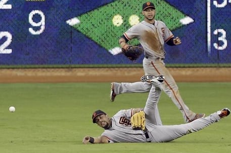 Giants Let Leads, Sweep Slip Away in Miami