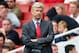 LONDON, ENGLAND - AUGUST 17: Arsenal manager Arsene Wenger is thoughtful during the Barclays Premier League match between Arsenal and Aston Villa at Emirates Stadium on August 17, 2013 in London, England. (Photo by Clive Mason/Getty Images)