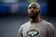 EAST RUTHERFORD, NJ - AUGUST 17: Santonio Holmes #10 of the New York Jets warms up before their preseason game against the Jacksonville Jaguars at MetLife Stadium on August 17, 2013 in East Rutherford, New Jersey. (Photo by Jeff Zelevansky/Getty Images)