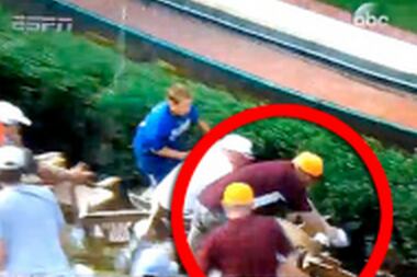 Grown Man Dives into Bushes for Little League Foul Ball