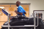 Typical Kobe Rehab: Anti-Gravity Treadmill