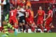 LIVERPOOL, ENGLAND - AUGUST 17: Simon Mignolet of Liverpool is congratulated by his captain Steven Gerrard after saving a penalty from Jonathan Walters of Stoke City during the Barclays Premier League match between Liverpool and Stoke City at Anfield on August 17, 2013 in Liverpool, England. (Photo by Clive Brunskill/Getty Images)