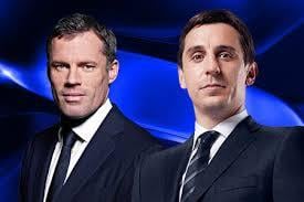 Man United Legend Neville Calls Liverpool Hero Carragher a Burglar on MNF