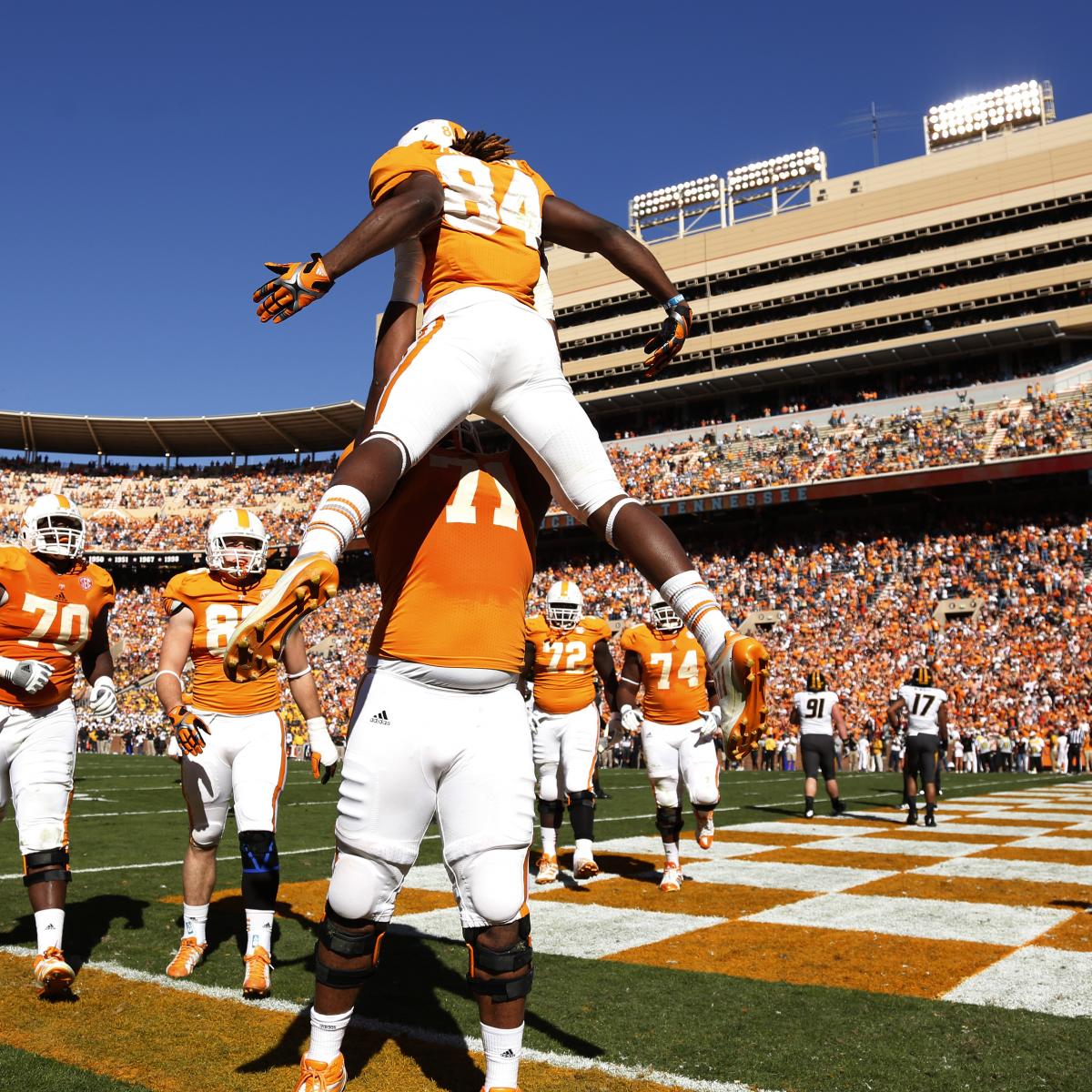 Tennessee Volunteers Football GamebyGame Schedule Predictions for