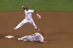 Watch: Cozart and Phillips Turn Terrific Double Play