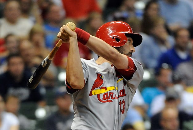 Carpenter's Single Helps Cards Rally to Win over Brewers