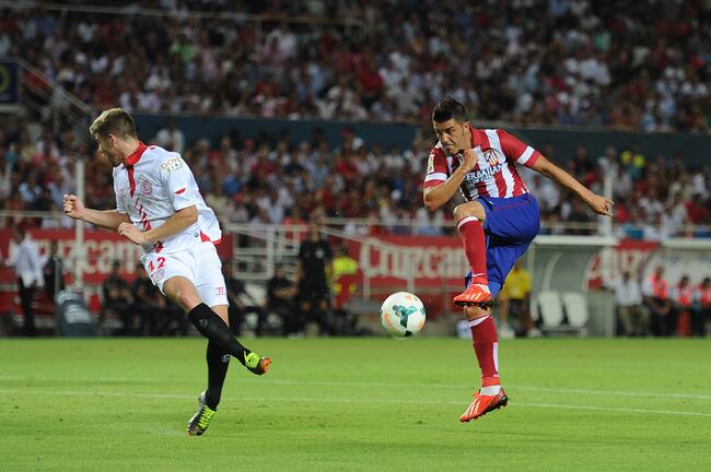 Spanish Super Cup 2013 Atletico Madrid's David Villa Will Hurt