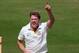 NORTHAMPTON, ENGLAND - AUGUST 16: James Faulkner of Australia celebrates after taking the wicket of Luke Wells of England Lions during Day One of the Tour Match between England Lions and Australia at The County Ground on August 16, 2013 in Northampton, England. (Photo by Ryan Pierse/Getty Images)