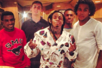 Primetime Jr., SMU Teammates Chill with Lil Wayne
