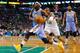 BOSTON, MA - FEBRUARY 10: Ty Lawson #3 of the Denver Nuggets drives to the basket against the Boston Celtics during the game on February 10, 2013 at TD Garden in Boston, Massachusetts. NOTE TO USER: User expressly acknowledges and agrees that, by downloading and or using this photograph, User is consenting to the terms and conditions of the Getty Images License Agreement. (Photo by Jared Wickerham/Getty Images)
