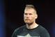 Jan 12, 2013; Oklahoma City, OK, USA; Josh Barnett enters the ring in his bout with Nandor Guelmino (not shown) in their Strikeforce MMA Heavyweight bout at the Chesapeake Energy Arena. Mandatory Credit: Mark D. Smith-USA TODAY Sports