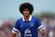 ACCRINGTON, ENGLAND - JULY 17: Marouane Fellaini of Everton during a pre season friendly match between Accrington Stanley and Everton at The Store First Stadium on July 17, 2013 in Accrington, England. (Photo by Alex Livesey/Getty Images)