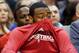 WASHINGTON, DC - MARCH 03: John Wall #2 of the Washington Wizards sits on the bench during the first half against the Philadelphia 76ers at Verizon Center on March 3, 2013 in Washington, DC. NOTE TO USER: User expressly acknowledges and agrees that, by downloading and or using this photograph, User is consenting to the terms and conditions of the Getty Images License Agreement. (Photo by Rob Carr/Getty Images)