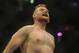 Jan 12, 2013; Oklahoma City, OK, USA; Josh Barnett celebrates his win over Nandor Guelmino (not shown) in their Strikeforce MMA Heavyweight bout at the Chesapeake Energy Arena. Mandatory Credit: Mark D. Smith-USA TODAY Sports