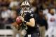 NEW ORLEANS, LA - NOVEMBER 11: Drew Brees #9 of the New Orleans Saints throws a pass against the Atlanta Falcons at The Mercedes-Benz Superdome on November 11, 2012 in New Orleans, Louisiana. (Photo by Chris Graythen/Getty Images)