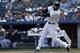 NEW YORK, NY - AUGUST 20: Robinson Cano #24 of the New York Yankees hits an RBI double in the seventh inning against the Toronto Blue Jays during the first game of a double header at Yankee Stadium on August 20, 2013 in the Bronx Borough of New York City. (Photo by Jeff Zelevansky/Getty Images)