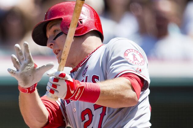 Trout Out of Lineup Again with Hamstring Strain