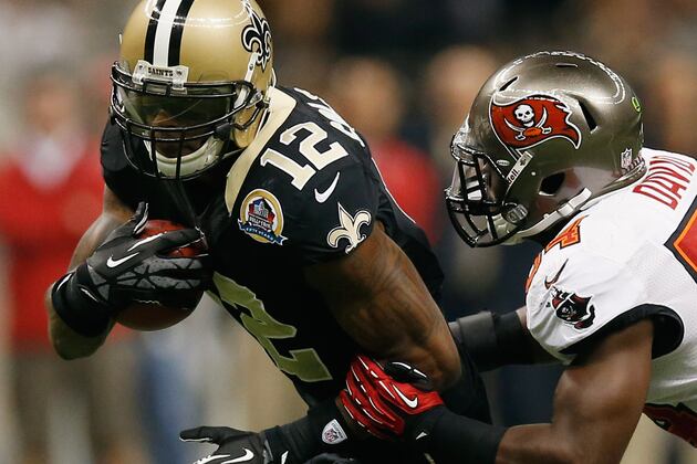 Saints Wide Receiver Marques Colston Practices, but Not Feeling 100 Percent