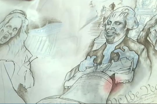 Image: Mason's Mask to Feature Zombie Ben Franklin