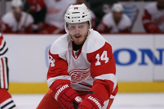 Red Wings Overflowing at Forward After Signing Nyquist