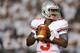 STATE COLLEGE, PA - OCTOBER 27: Quarterback Braxton Miller #5 of the Ohio State Buckeyes looks to pass against the Penn State Nittany Lions in the second quarter at Beaver Stadium on October 27, 2012 in State College, Pennsylvania. (Photo by Patrick Smith/Getty Images)