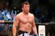 BOSTON, MA - AUGUST 17: Chael Sonnen reacts after winning the fight with a tap out by guillotine choke against Mauricio Rua in their light heavyweight bout at TD Garden on August 17, 2013 in Boston, Massachusetts. (Photo by Jared Wickerham/Getty Images)