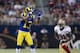 ST. LOUIS, MO - DECEMBER 02: Wide receiver Chris Givens #13 of the St. Louis Rams catches a ball in front of strong safety Donte Whitner #31 of the San Francisco 49ers during the game at the Edward Jones Dome on December 02, 2012 in St. Louis, Missouri. The Rams beat the 49ers 16-13 in overtime. (Photo by David Welker/Getty Images)