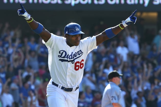 Dodgers' Yasiel Puig Learns Lesson and Shows Up on Time Day After Fine, Benching