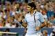 CINCINNATI, OH - AUGUST 16: Roger Federer of Switzerland celebrates breaking Rafael Nadal of Spain during the Western & Southern Open on August 16, 2013 at Lindner Family Tennis Center in Cincinnati, Ohio. (Photo by Matthew Stockman/Getty Images)
