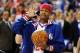 PHILADELPHIA, PA - MAY 23: Former Philadelphia 76ers player Allen Iverson walks onto the court to deliver the game ball before the game against the Boston Celtics in Game Six of the Eastern Conference Semifinals in the 2012 NBA Playoffs at the Wells Fargo Center on May 23, 2012 in Philadelphia, Pennsylvania. NOTE TO USER: User expressly acknowledges and agrees that, by downloading and or using this photograph, User is consenting to the terms and conditions of the Getty Images License Agreement. (Photo by Drew Hallowell/Getty Images)