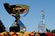 ATLANTA, GA - SEPTEMBER 23: The FedExCup and TOUR Championship trophies are seen on the first hole during the final round of the TOUR Championship by Coca-Cola at East Lake Golf Club on September 23, 2012 in Atlanta, Georgia. (Photo by Scott Halleran/Getty Images)