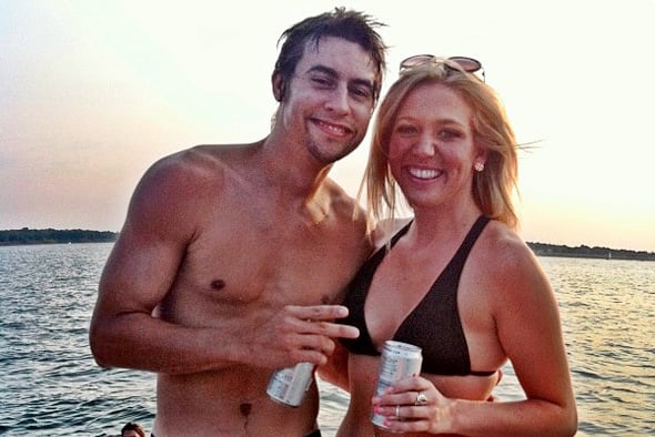 Marshall Henderson Pounding Coors with Bikini Chick in Texas