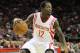 April 12, 2013; Houston, TX, USA; Houston Rockets point guard Patrick Beverley (12) dribbles the ball against the Memphis Grizzlies in the second quarter at the Toyota Center. Mandatory Credit: Brett Davis-USA TODAY Sports