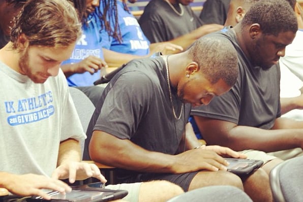 Photo: Kentucky Football Players Get Surprised with IPads